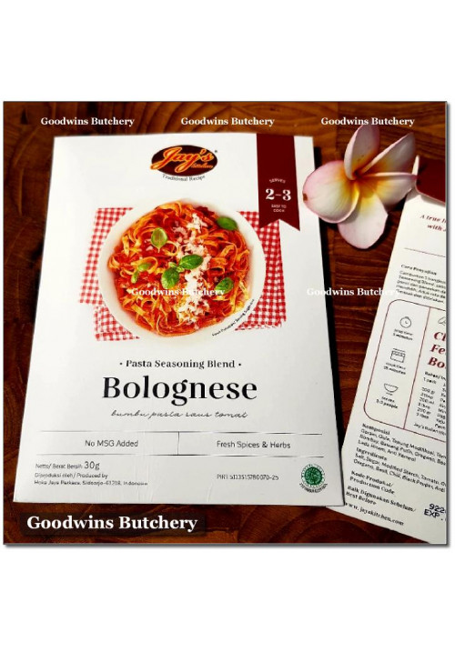 Bumbu seasoning Jay's pasta blend BOLOGNESE BOLOGNAISE Jays 30g